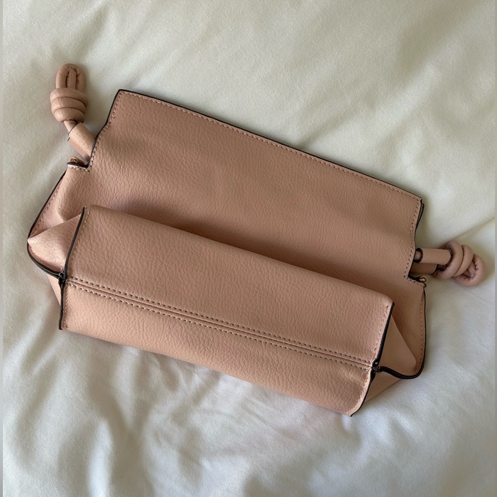 Pink Mini Bag with Inspired Ruched Design - Picture 3 of 4